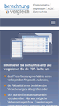 Mobile Screenshot of berechnung-vergleich.de